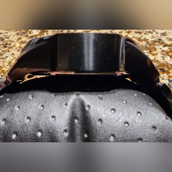 DIESEL MEN'S MEGA CHIEFCHRONOGRAPH BLACK STAINLESSSTEEL WATCH - Picture 4 of 7